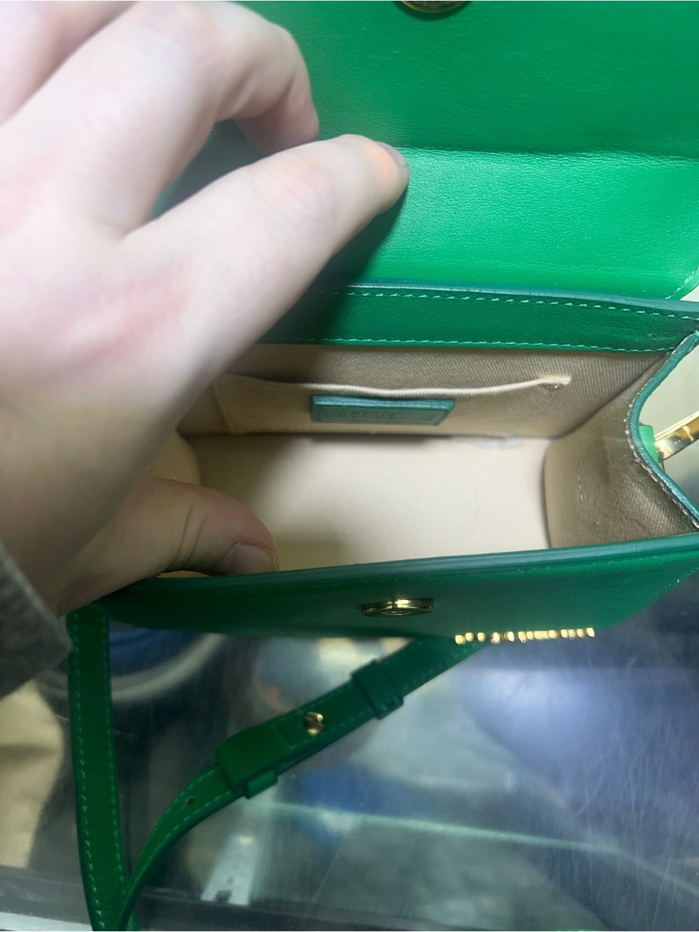Jacquemus Emerald Green Mini Top-Handle Le Chiquito Crossbody - Picture 9 of 12